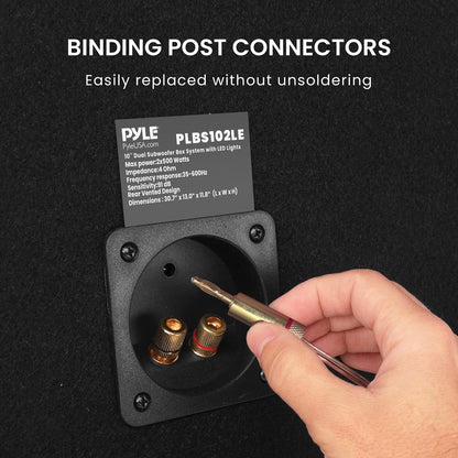 product image number 6 for Pyle Dual Subwoofer Box System