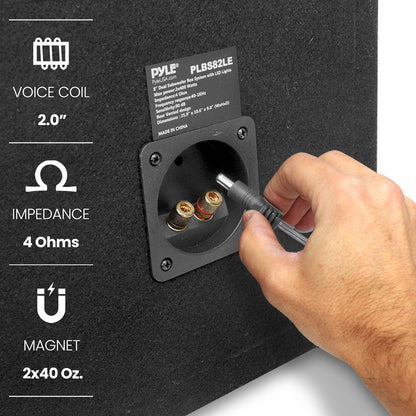product image number 4 for Pyle Dual Subwoofer Box System