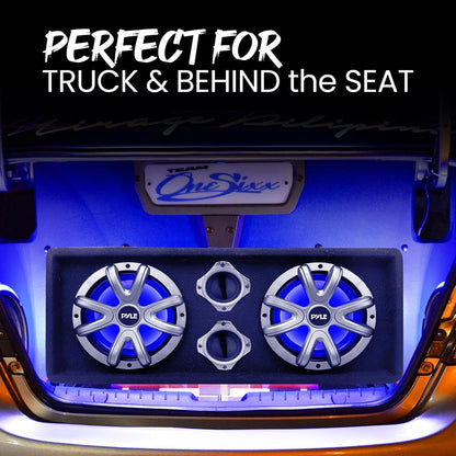 product image number 6 for Pyle Dual Subwoofer Box System