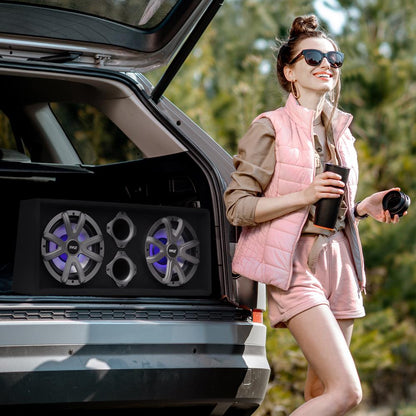 product image number 7 for Pyle Dual Subwoofer Box System