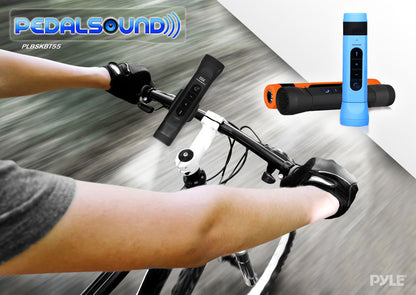 Waterproof Bluetooth Bike Speaker, Power Bank, Flashlight, Orange