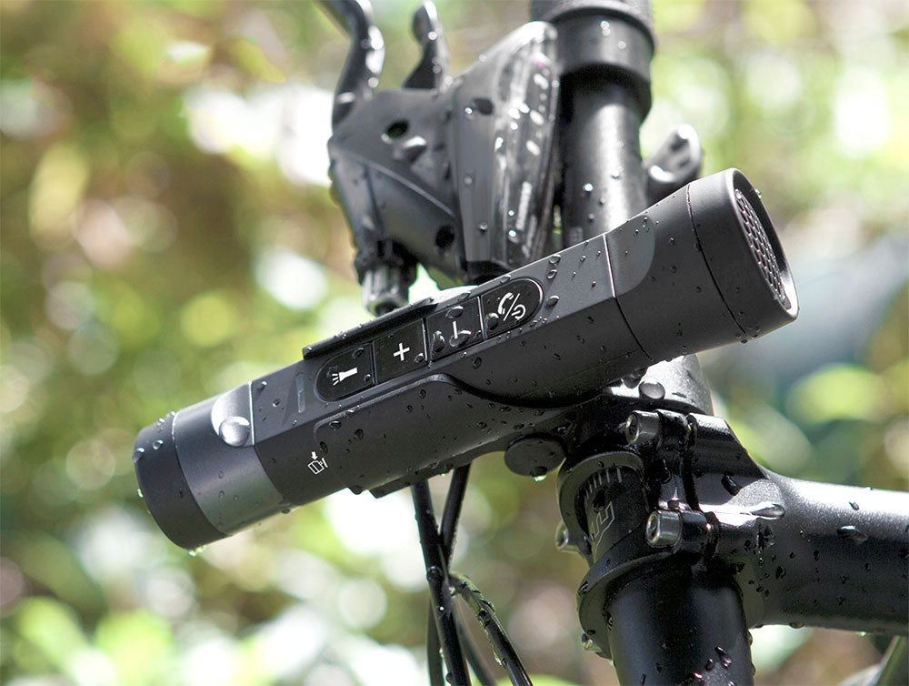 Waterproof Bluetooth Bike Speaker, Power Bank, Flashlight - Thumbnail 2