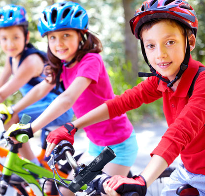 Waterproof Bluetooth Bike Speaker, Power Bank, Flashlight, Orange