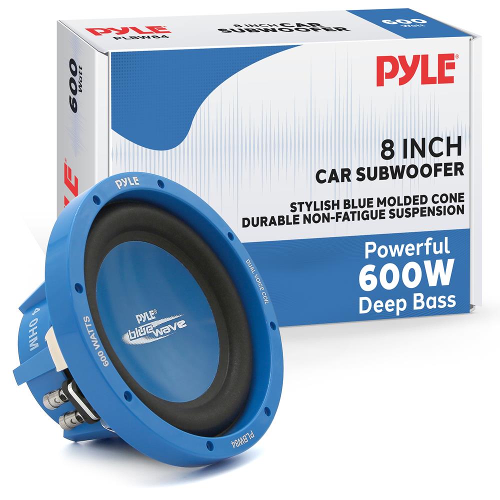 Powered Speakers Pyle 10 Inch Subwoofer Box System 500 Watts
