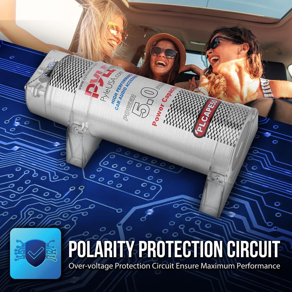 product image number 4 for Pyle 5.0 Farad Digital Power Capacitor