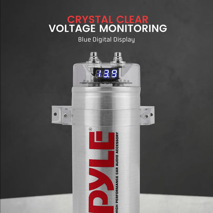 6.0 Farad Digital Power Capacitor High-Performance Blue Display Aluminum