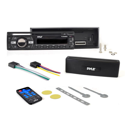 Marine Stereo Receiver Bluetooth Hands-Free CD Player Single DIN