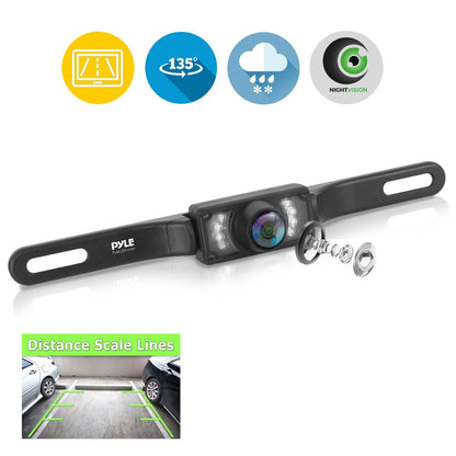 Rearview Mirror Cam 1080p HD Night Vision Waterproof Wide-Angle Lens