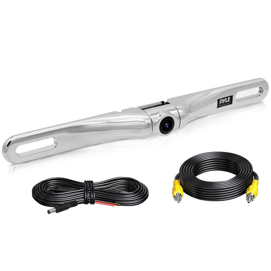 Rearview Backup Camera, Waterproof, 170° Wide-Angle, Chrome