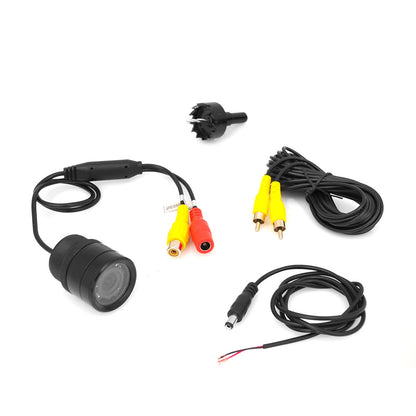 Flush Mount Rearview Camera, Night Vision, Waterproof, 1.25" Size