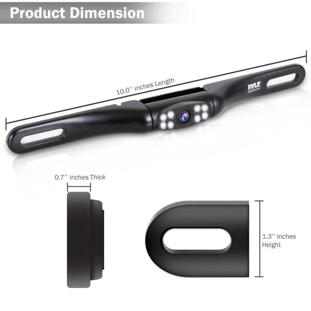 product image number 2 for Pyle License Plate Car Rearview Backup Camera