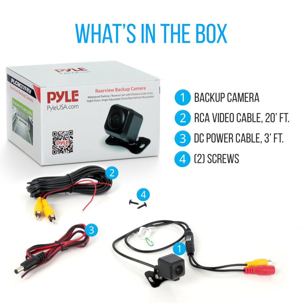 product image number 7 for Pyle Compact Car Rear-View Backup Camera