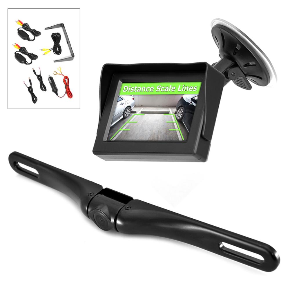 product image number 1 for Pyle Wireless Car Camera & Monitor Display