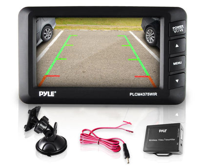 Wireless Backup Camera System, Night Vision, Waterproof, 4.3" Display