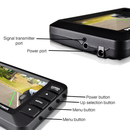 Wireless Backup Camera System, Night Vision, Waterproof, 4.3" Display