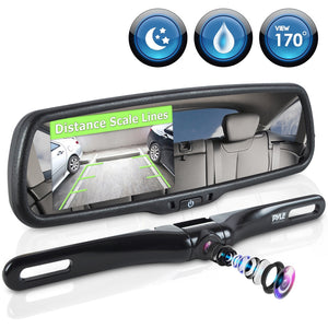 Car Camera & Rearview Mirror Display Kit