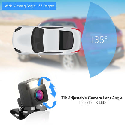 product image number 3 for Pyle Wireless Car Camera & Monitor Display