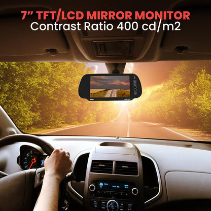 product image number 6 for Pyle Car Camera & Rearview Mirror Display Kit
