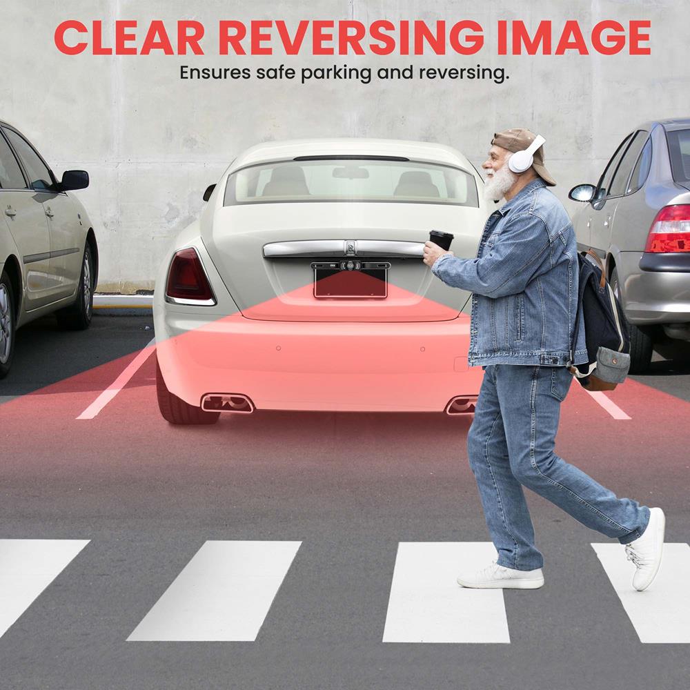 product image number 8 for Pyle Car Camera & Rearview Mirror Display Kit