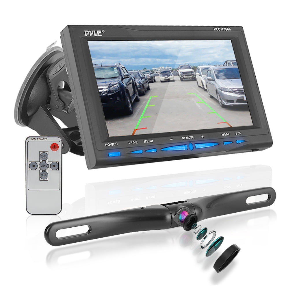 Rear View Backup Camera System, Night Vision, 7