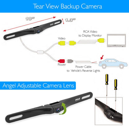 product image number 3 for Pyle Car Camera & Rearview Mirror Display Kit