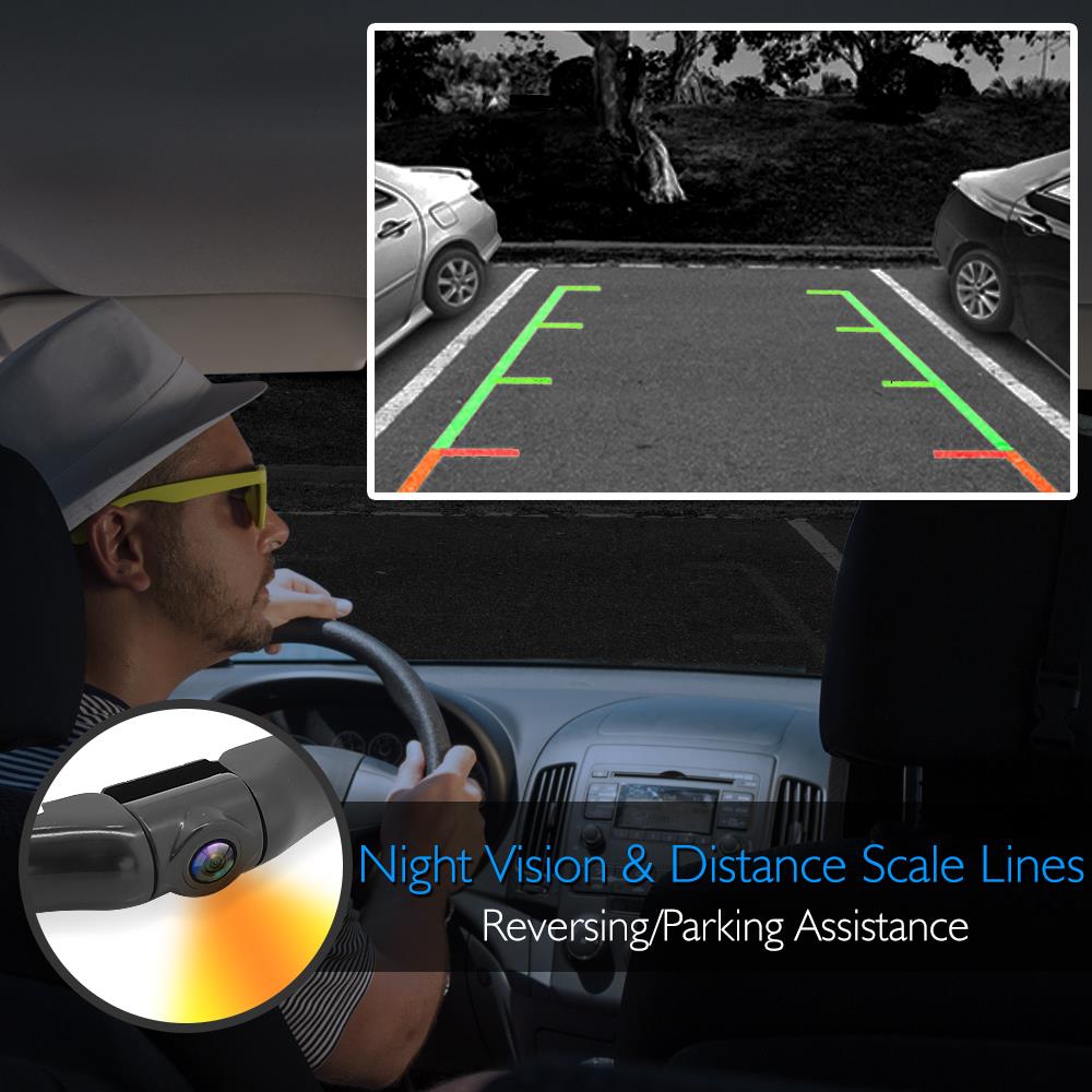 product image number 6 for Pyle Car Camera & Rearview Mirror Display Kit