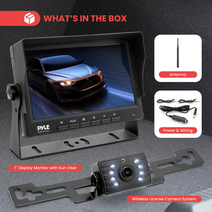 7" 1080P Wireless Monitor & Camera Kit - Night Vision, Waterproof