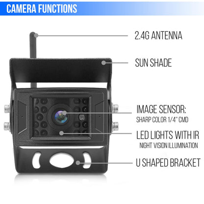 product image number 3 for Pyle Backup Camera & Monitor (For Bus/Truck)