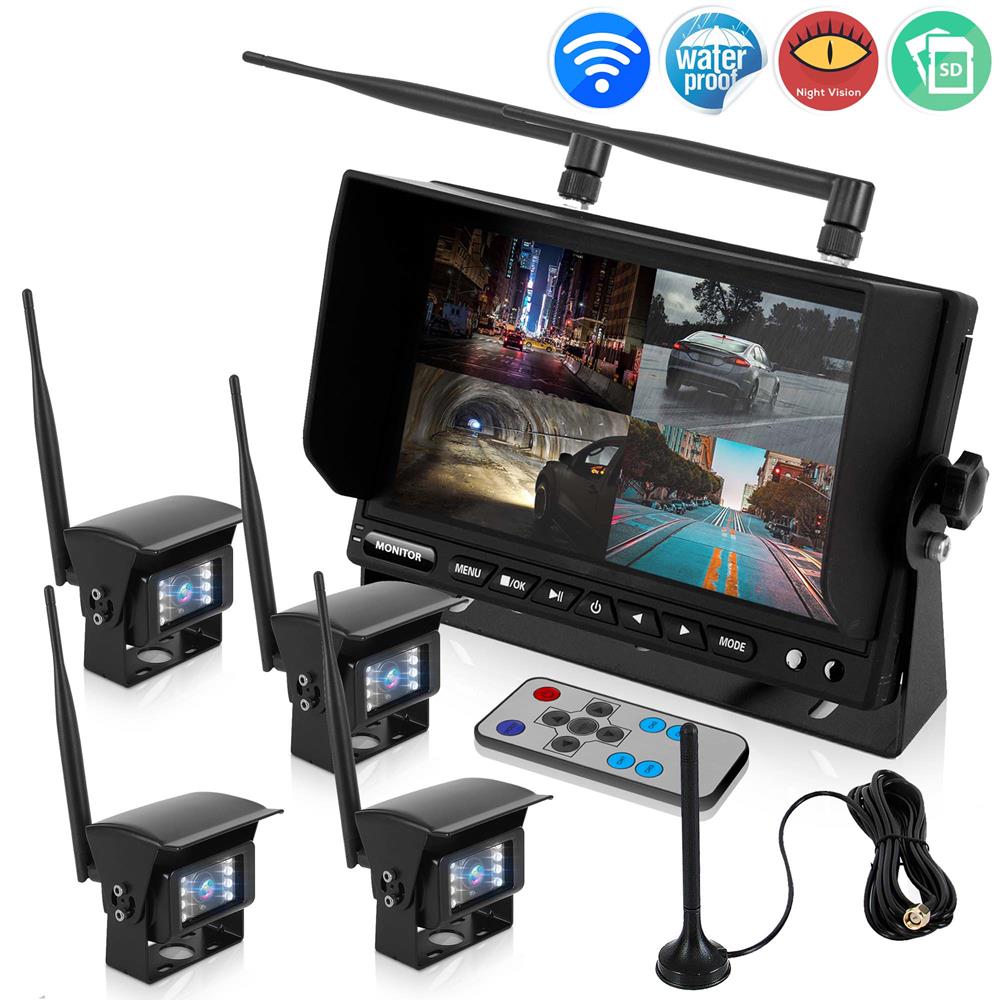 Backup Cameras & Monitor (For Bus/Truck) – Pyle USA