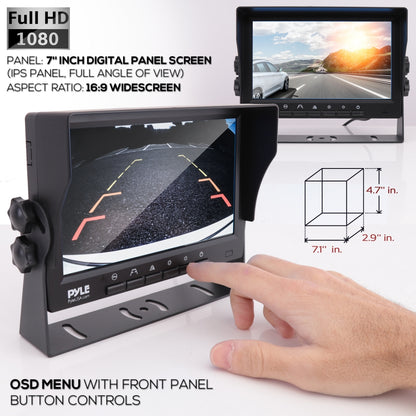 product image number 4 for Pyle Car Monitor With Wireless Camera System