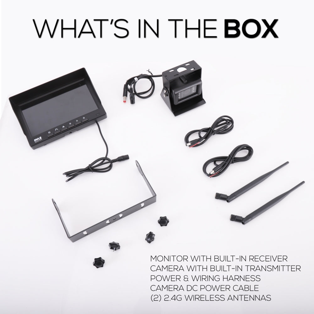 product image number 7 for Pyle Car Monitor With Wireless Camera System