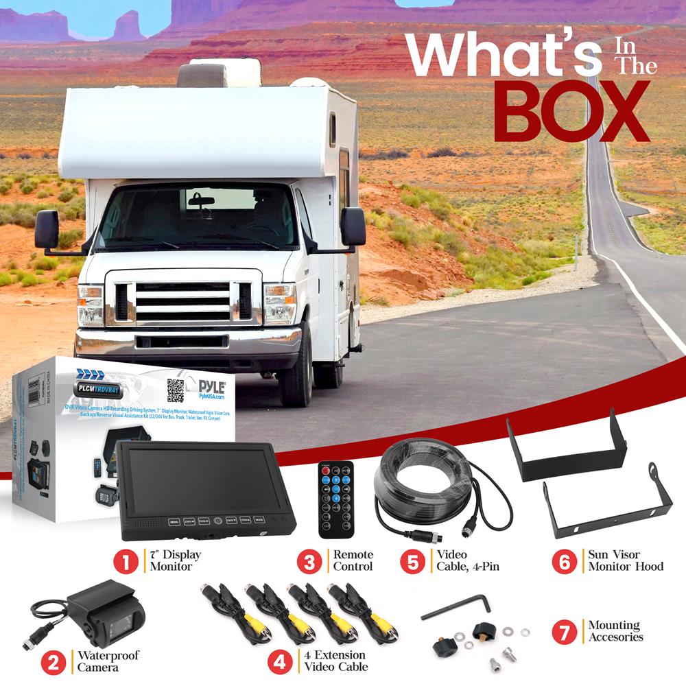 Wireless Backup Camera System Rear View Night Vision 7 Monitor Wireless Backup Camera System Rear View Night Vision 7 Monitor