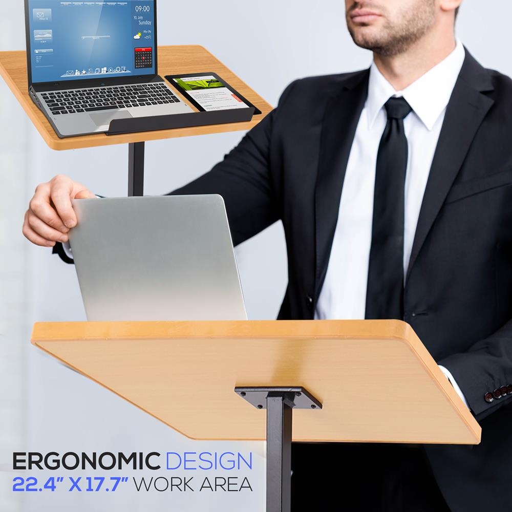 Lectern Presentation Podium Floorstand – Pyle USA