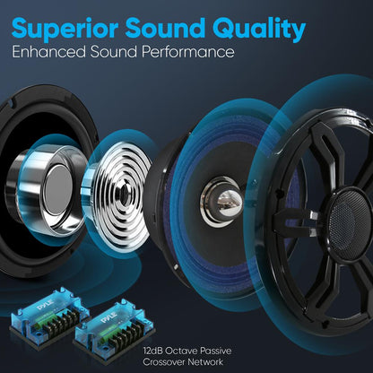 product image number 6 for Pyle Car Audio Speakers Component Kit