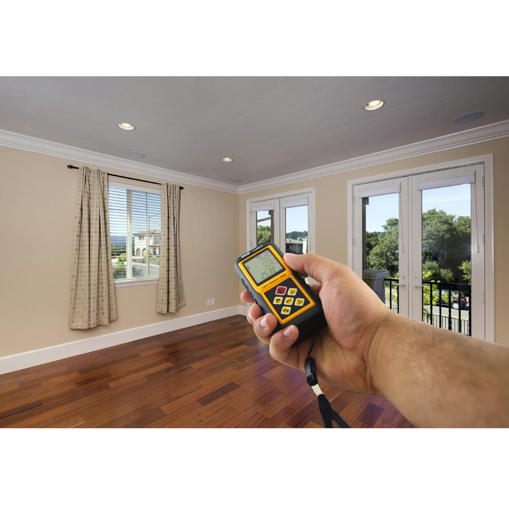 product image number 6 for Pyle Handheld Laser Distance Meter, 120 Feet