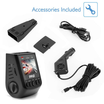 Dvr Dash Cam - Full Hd 1080P Vehicle Dash Camera Video Recording System, Universal Dashboard / Windshield Mount