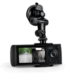 Dual Camera Dash Cam With Gps Logger