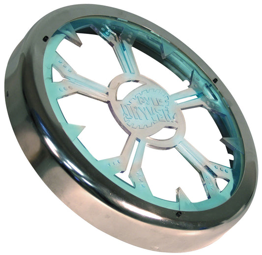 product image number 1 for Pyle 12'' Blue Led Plexi Woofer Grill