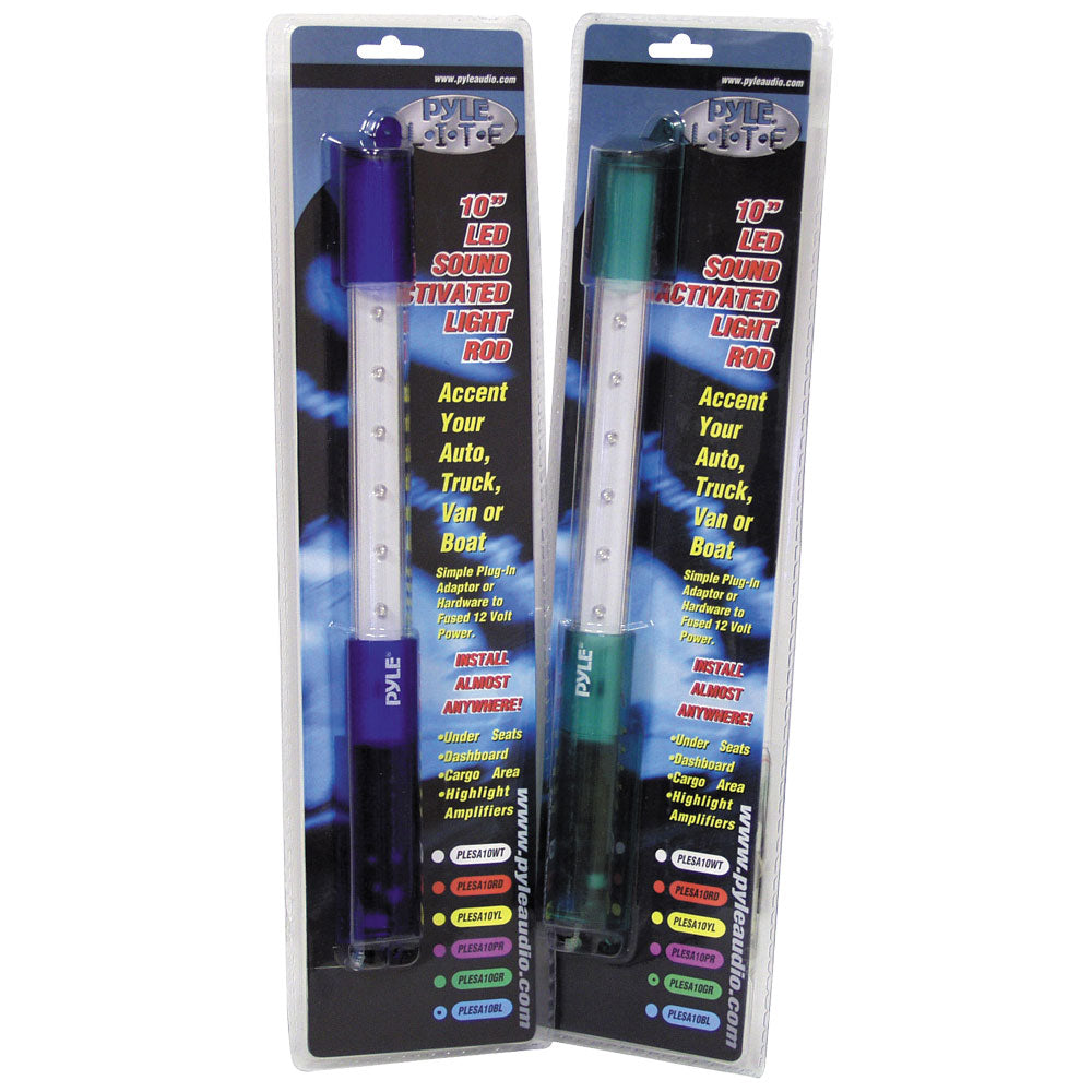 product image number 1 for Pyle Pyle Lite Series 10'' Yellow Led Sound A