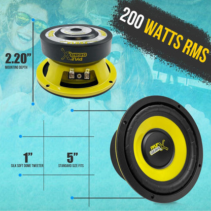 product image number 2 for Pyle 5  Inch Component Car Midbass Woofer