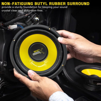 6.5" Mid Bass Woofer 300W Peak Power 4 Ohm Yellow Cone