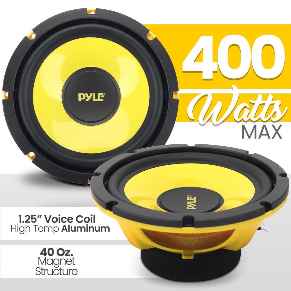 product image number 3 for Pyle Component Car Midbass Woofer