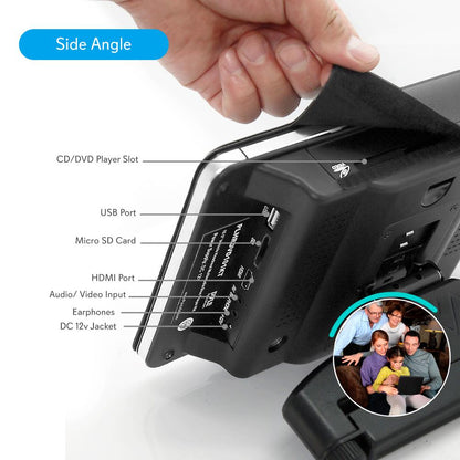 10.5" Car Headrest Dvd Player Kit