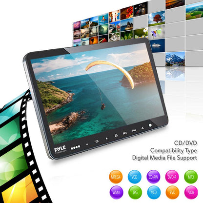 10.5" Car Headrest Dvd Player Kit