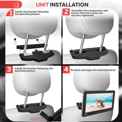 product image number 5 for Pyle 10.5" Car Headrest Dvd Player