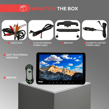 product image number 6 for Pyle 10.5" Car Headrest Dvd Player