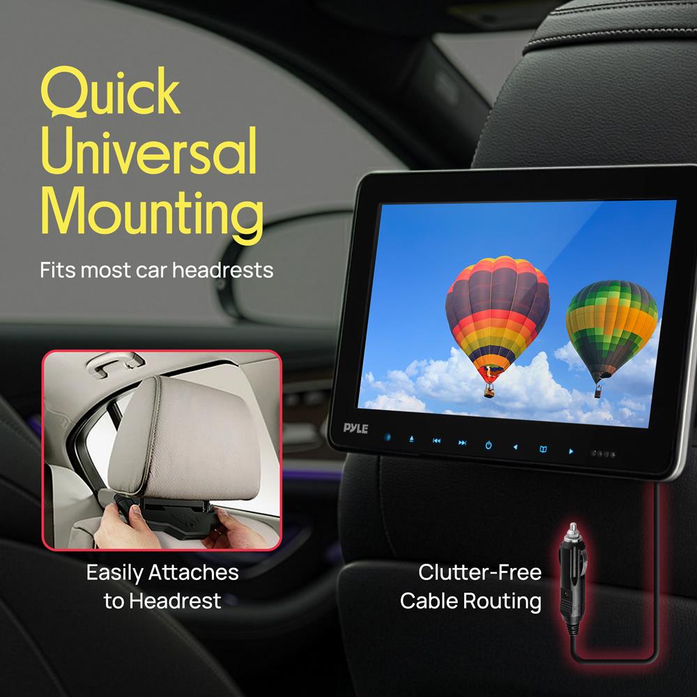 Dual Headrest DVD Player - 10.5