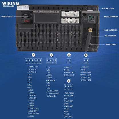 Wireless Car Receiver, Double Din