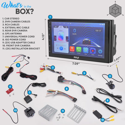 Wireless Car Receiver, Double Din