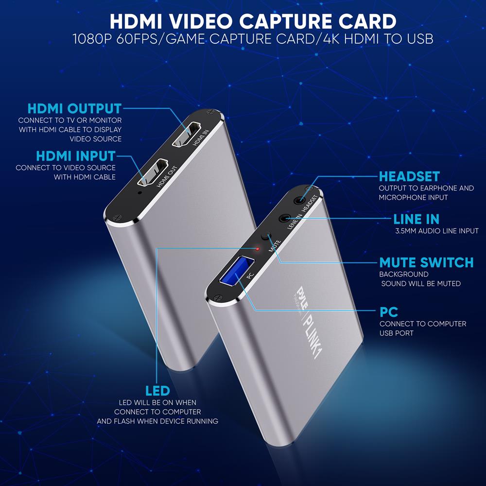 Gamelink Usb Hdmi Video Capture Device – Pyle USA